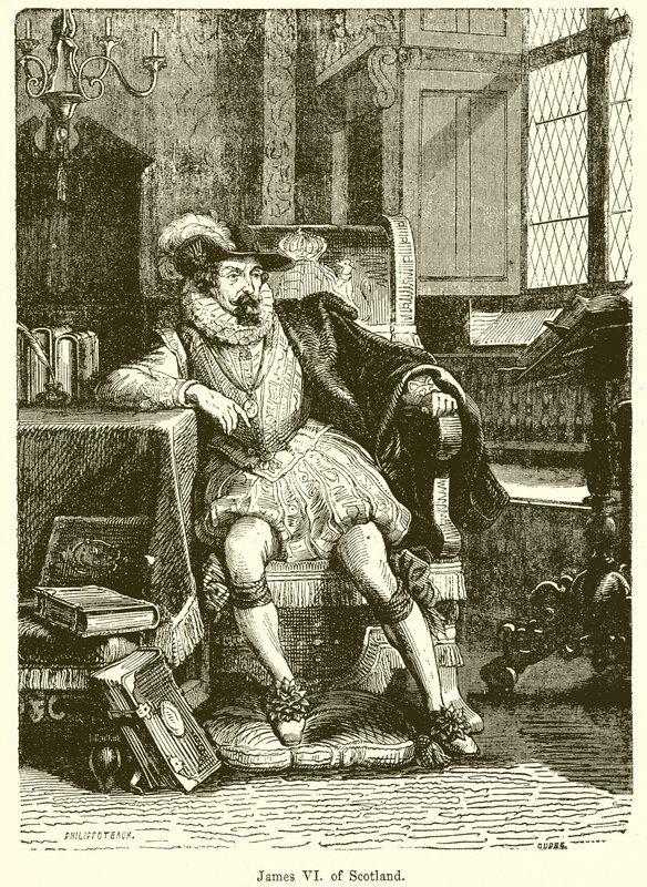 James VI. af Skotland af English School