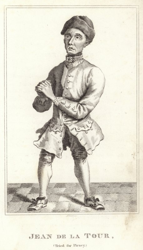 Jean de la Tour, forsøgt for piratkopiering af English School
