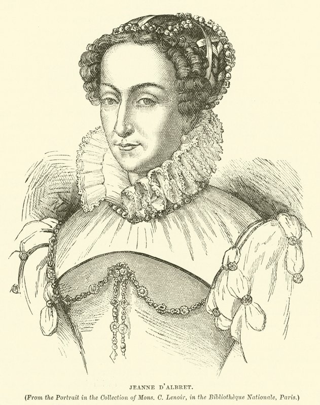 Jeanne af Albret (gravering) af English School