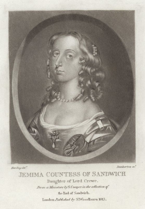 Jemima grevinde af Sandwich af English School