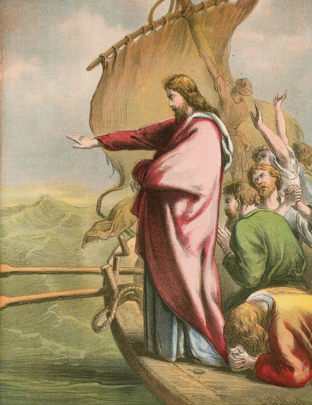 Jesus beroliger vandet af English School