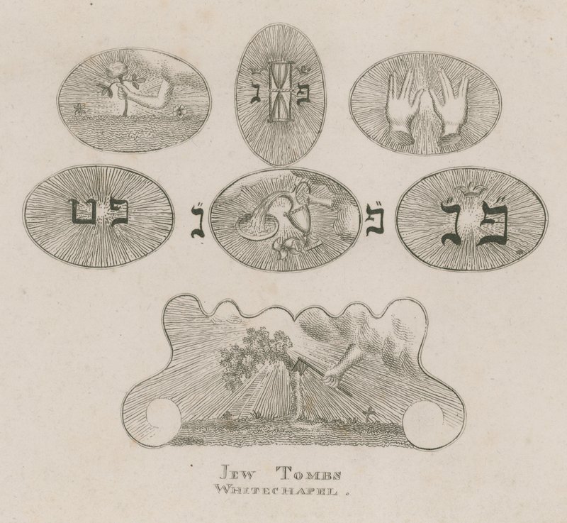 Jødegrave, Whitechapel af English School