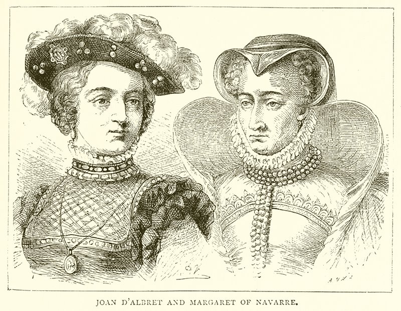 Joan DAlbret og Margaret af Navarra af English School