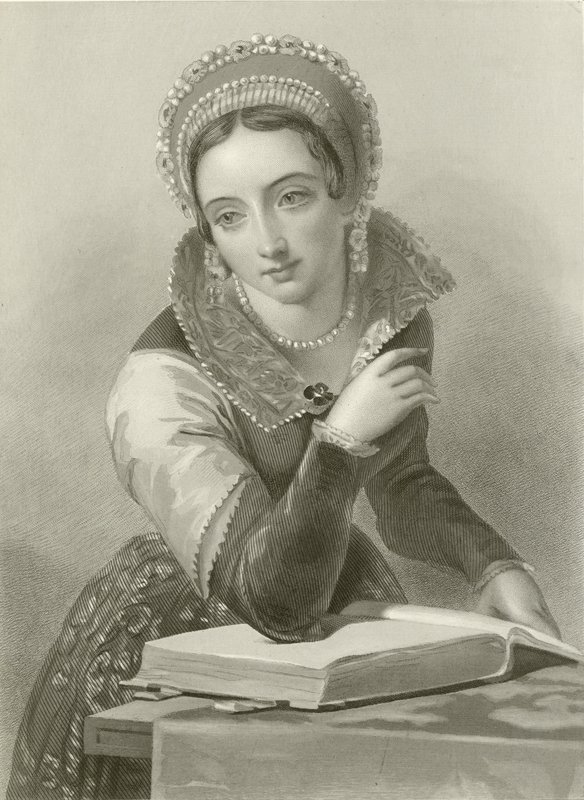 Johanna af Navarra, dronning af kong Henrik IV af English School