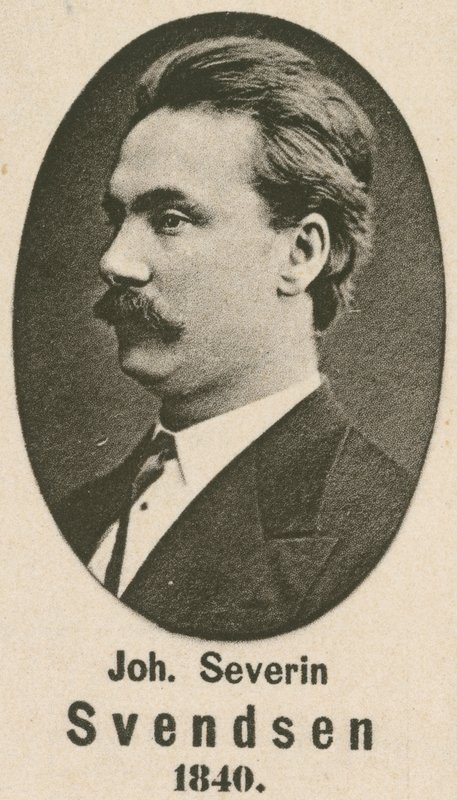 Johan Severin Svendsen (gravure) af English School