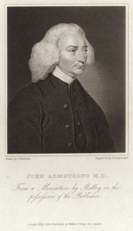 John Armstrong - skotsk digter og læge (1709-1779) af English School