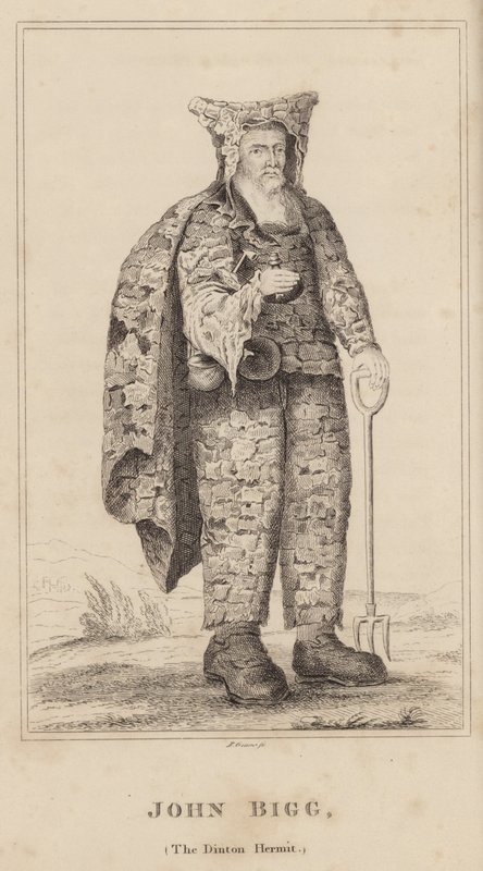 John Bigg, Dinton-eremiten af English School