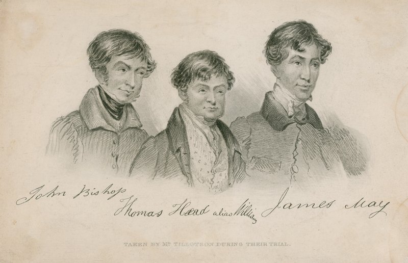John Bishop, Thomas Head (alias Williams), James May af English School