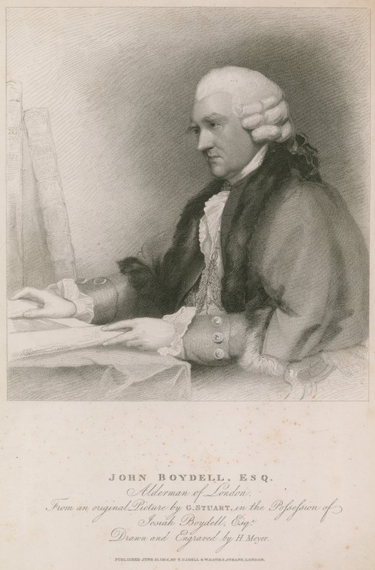John Boydell, rådmand i London af English School