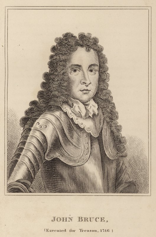 John Bruce, henrettet for forræderi, 1716 af English School