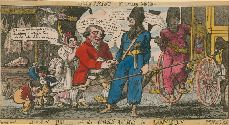 John Bull og kosakkerne i London af English School