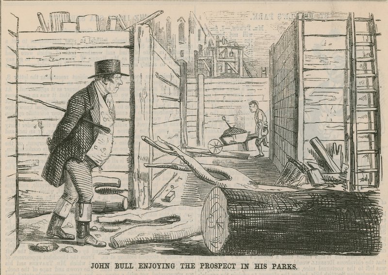 John Bull nyder udsigten i sine parker af English School