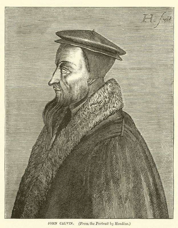 John Calvin (gravering) af English School