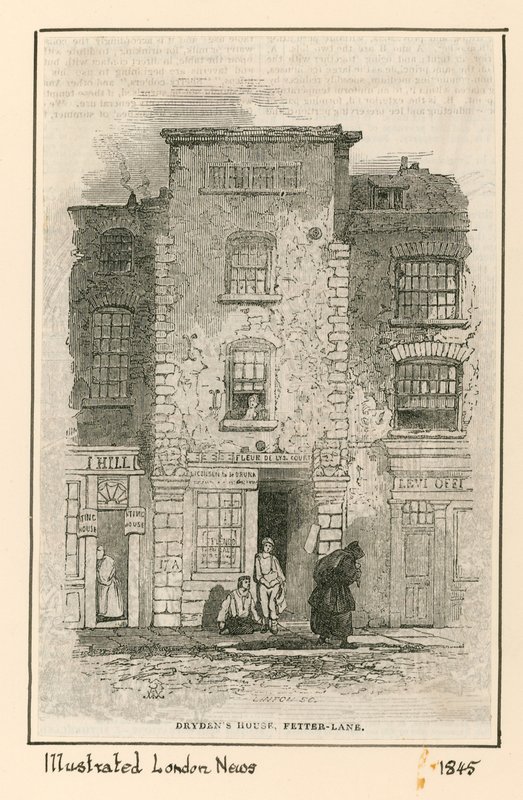 John Drydens House, i Fetter Lane af English School