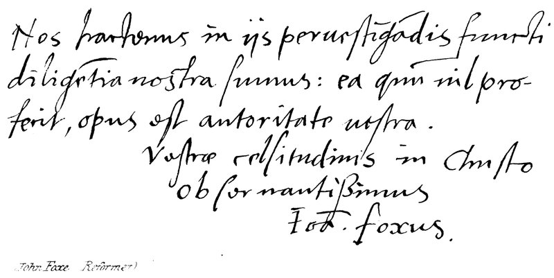 John Foxe, (reformer) af English School