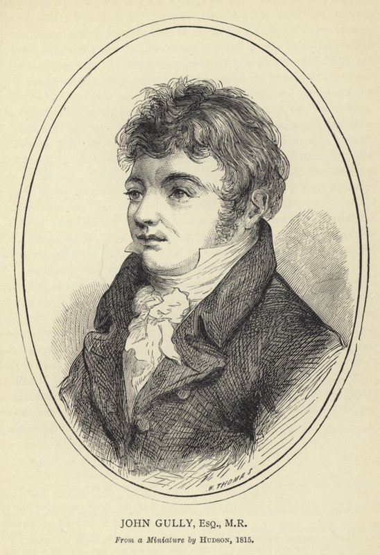 John Gully, Esquire, MR, From a Miniature af Hudson, 1815 af English School