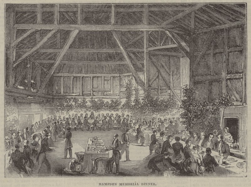 John Hampden Memorial Dinner, afholdt i forbindelse med opførelsen af et monument for ham af English School