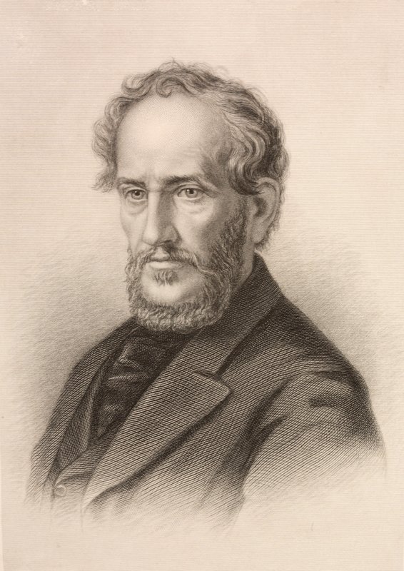 John Howard Payne, amerikansk dramatiker og skuespiller (gravering) af English School