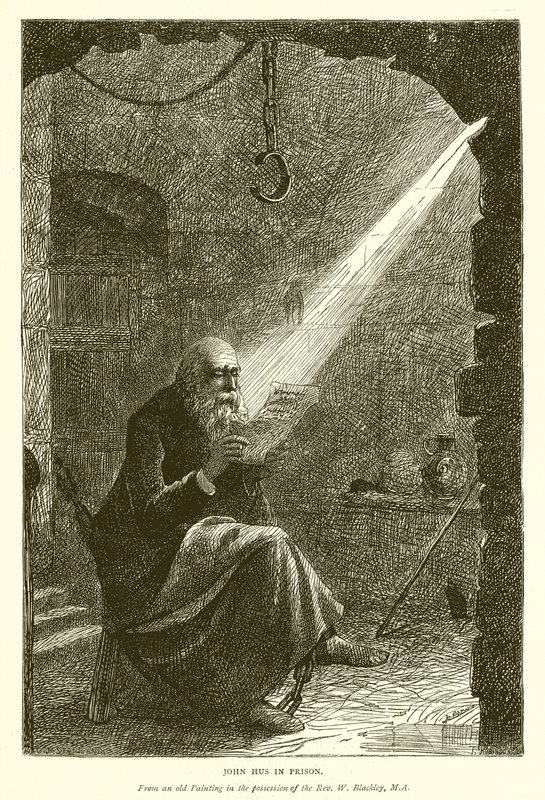 John Hus i Fængslet af English School