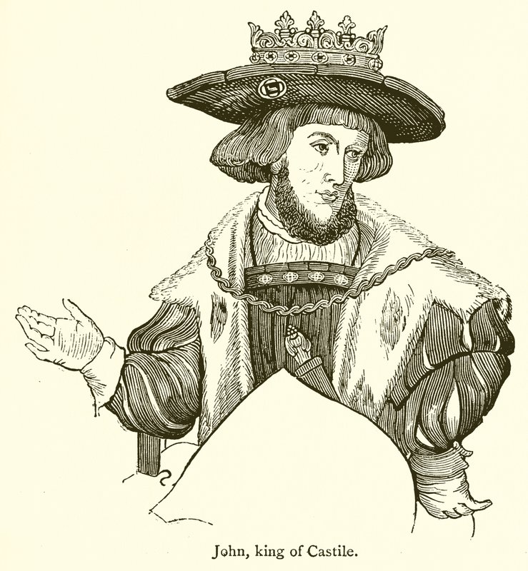John, konge af Castilien af English School