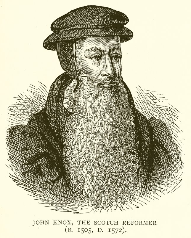 John Knox, den skotske reformator (F. 1505, D. 1572) af English School