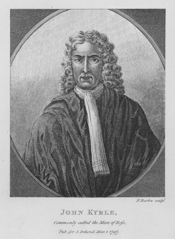 John Kyrle, kendt som Man of Ross, engelsk filantrop af English School
