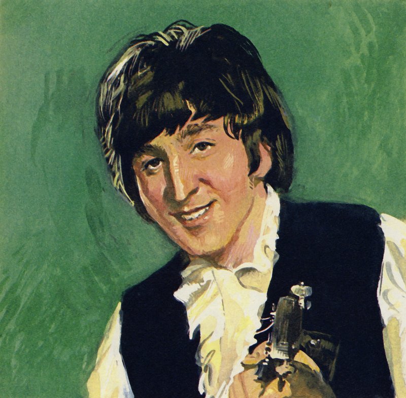 John Lennon fra The Beatles af English School