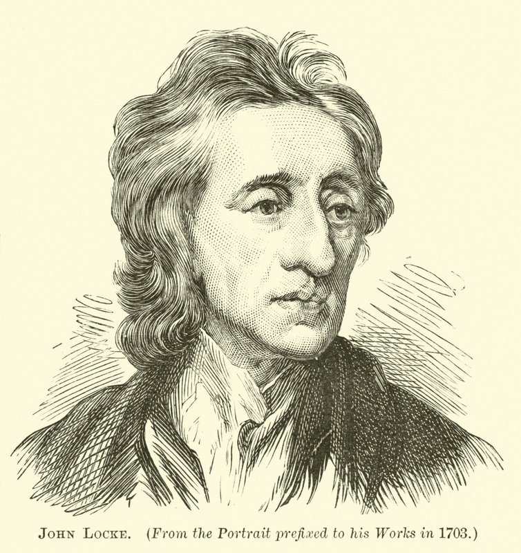 John Locke  af English School