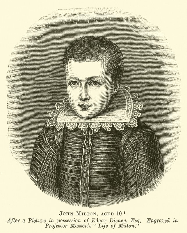 John Milton, 10 år af English School