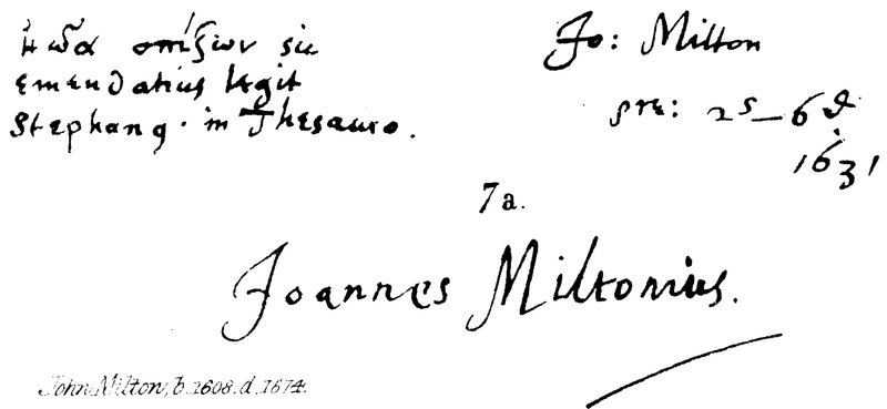 John Milton, f. 1608, d. 1674 af English School