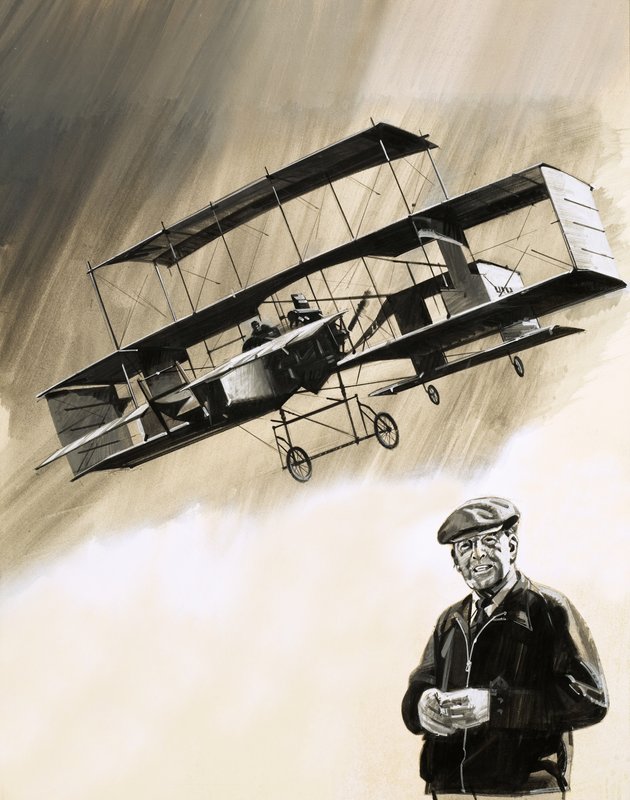 John Moore-Brabazon, den første englænder, der fløj i England af English School