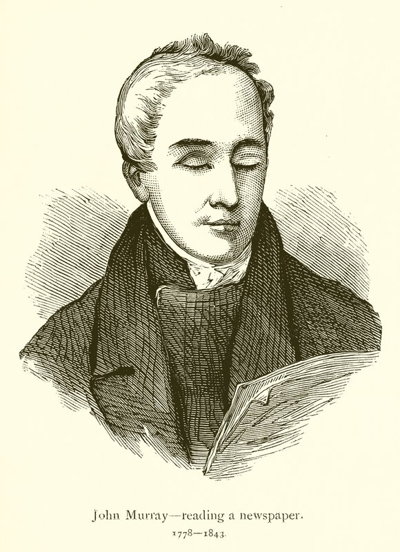 John Murray, læser en avis af English School