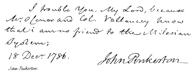 John Pinkerton af English School