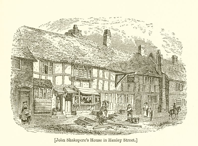 John Shakespeares hus i Henley Street af English School