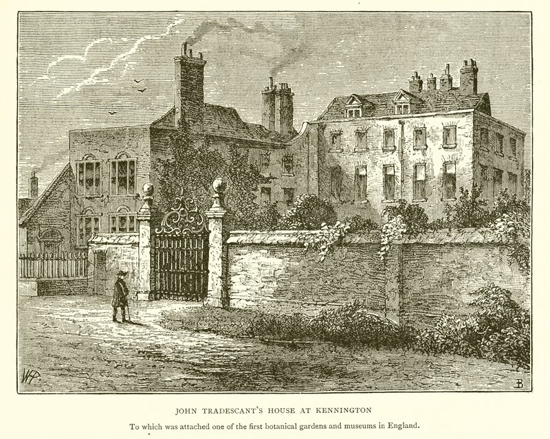 John Tradescants House i Kennington af English School
