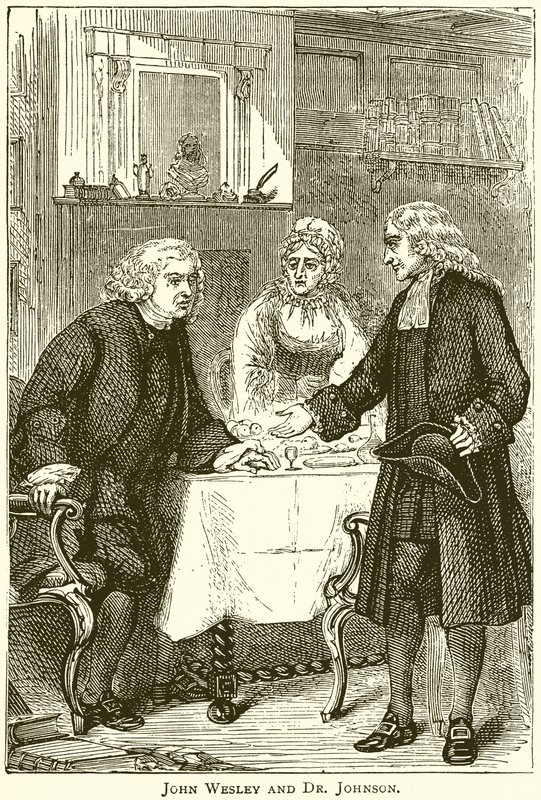 John Wesley og Dr. Johnson af English School