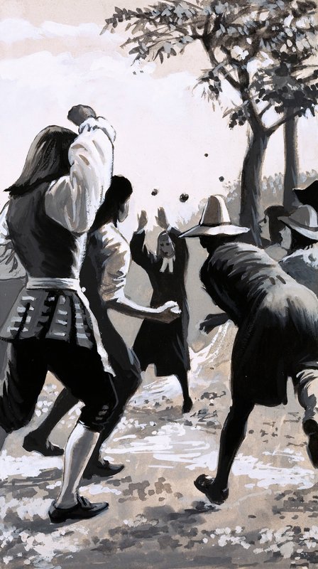 John Wesley, prædikanten, var ikke altid velkommen til møderne af English School