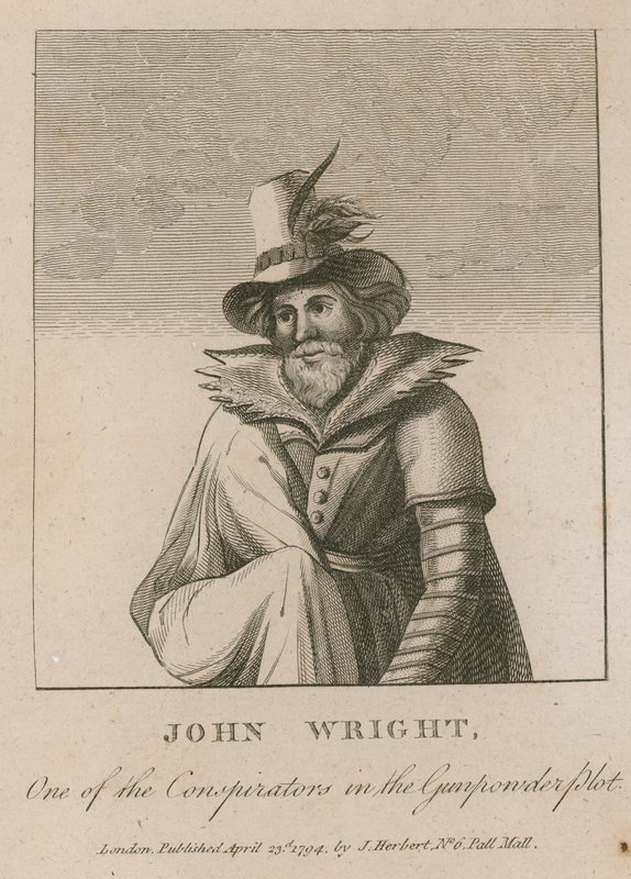 John Wright, en af konspiratørerne i Krudtplottet af English School