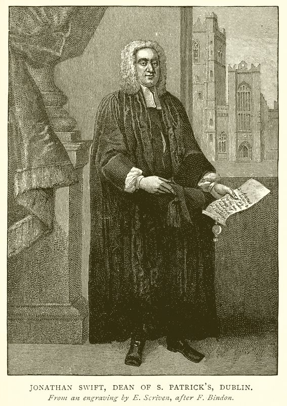 Jonathan Swift, dekan for S. Patricks, Dublin af English School