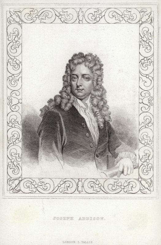 Joseph Addison, engelsk forfatter og politiker af English School