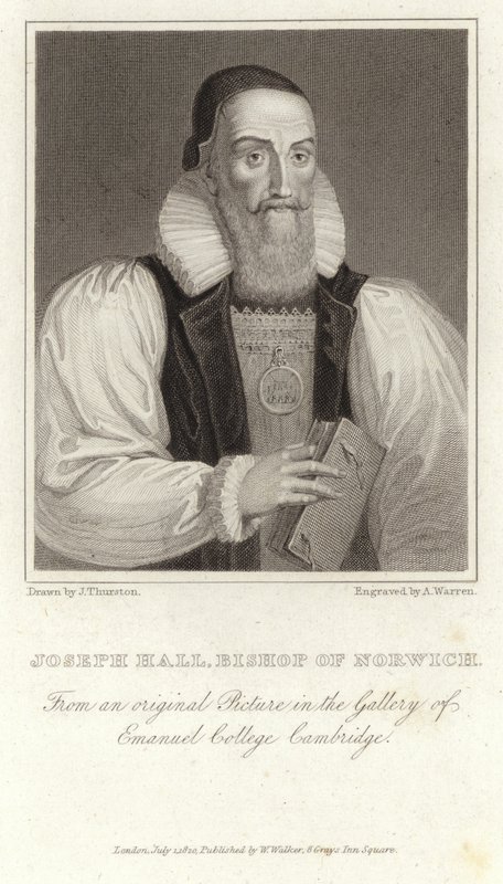Joseph Hall, biskop af Norwich af English School