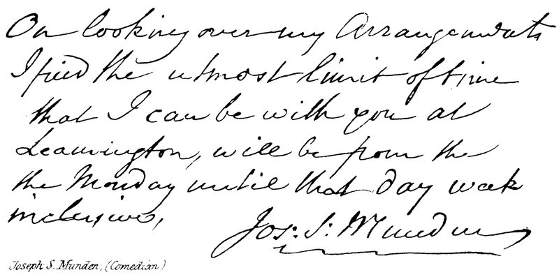 Joseph S Munden, (komiker) af English School