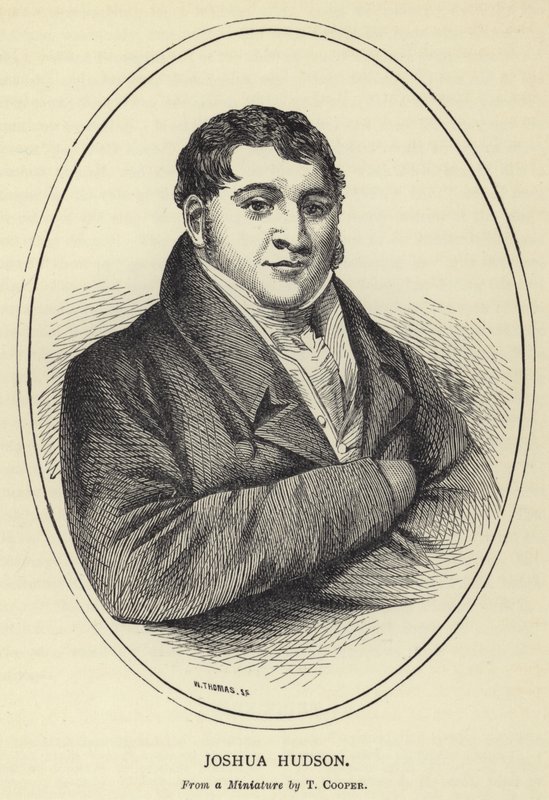 Joshua Hudson, From a Miniature af T Cooper af English School
