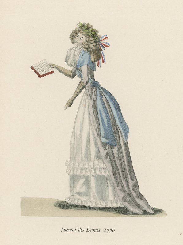 Dameblad, 1790 af English School