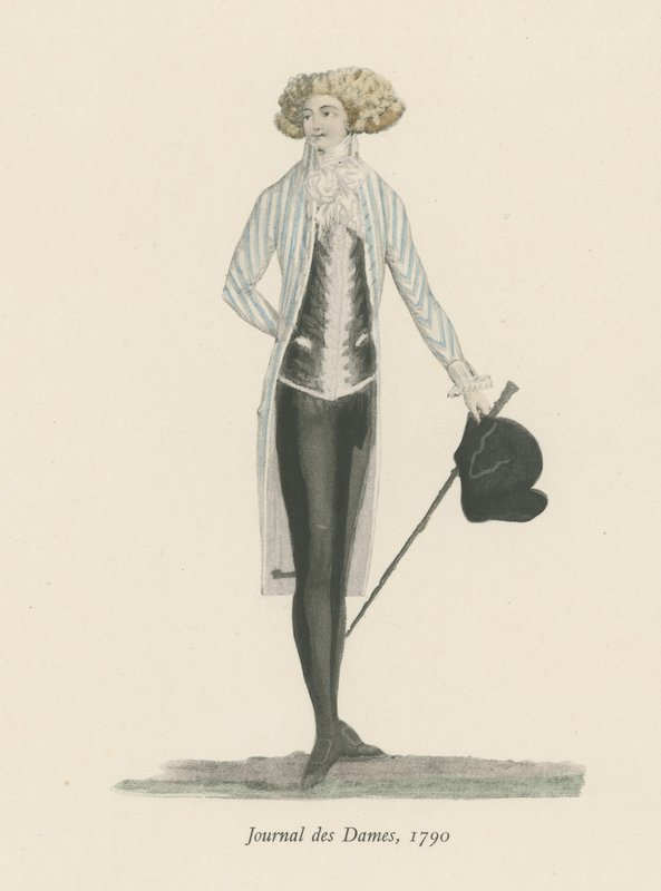 Dameblad, 1790 af English School