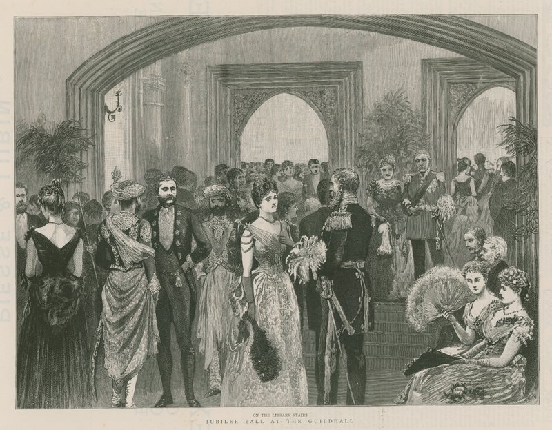 Jubilæumsbal i Guildhall, London af English School