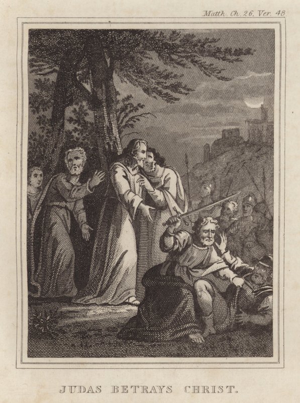 Judas forråder Kristus af English School