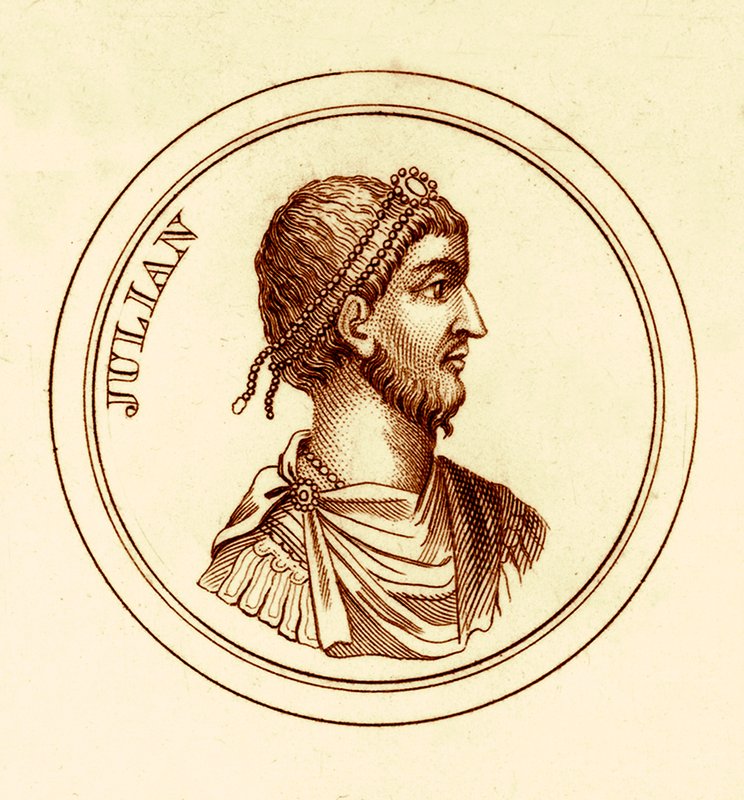 Julian, illustration fra The Universal Historical Dictionary af George Crabb, udgivet 1825 (digitalt forbedret billede) af English School