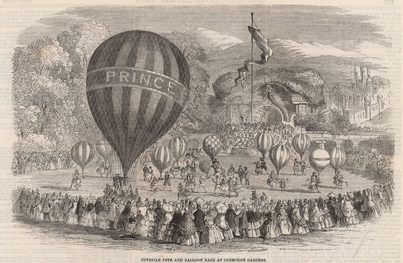 Ungdomsfest og ballonløb i Cremorne Gardens af English School