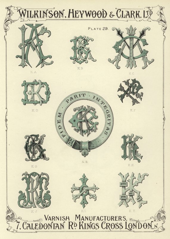 KA, KB, KC, KD, KE, KF, KG, KH, KJ, KI, KK af English School